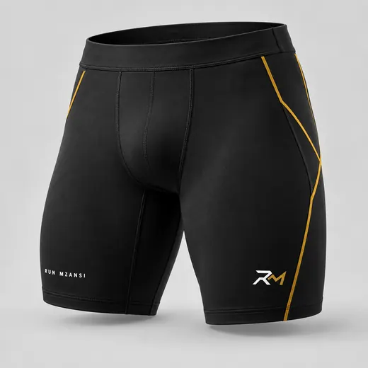 Short Tights in black, Run Mzansi design