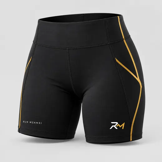 Short Tights in black, Run Mzansi design